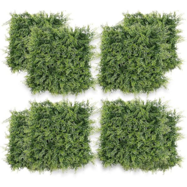 Artificial Hedge Panels Greenery Wall, for Outdoor Garden Birthday Wedding Decor GARVEE