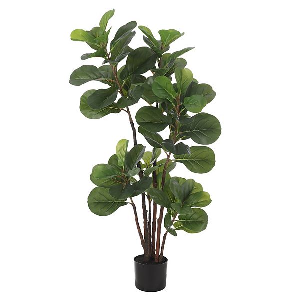 Artificial Fiddle Leaf Fig Tree, for Indoor Outdoor Home Office Living Room Bedroom Decor GARVEE