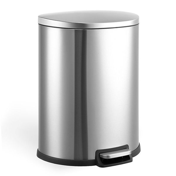 13 Gallon Tall Kitchen Garbage Can with Removable Inner Bucket, Semi-Circular GARVEE