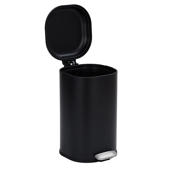 8 Gallon Bathroom Step Trash Can without Inner Liner, Square GARVEE