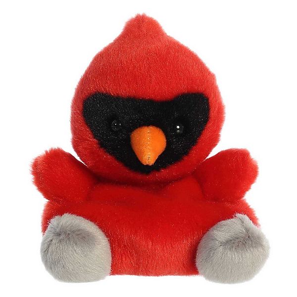 Aurora Mini Red Palm Pals 5" Louis Cardinal Festive Stuffed Animal Palm Pals