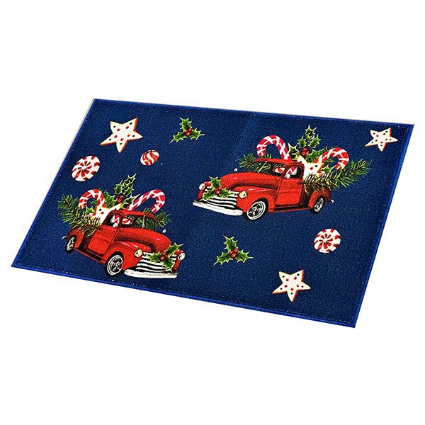 Christmas Truck High Quality, Premium, And Luxurious Kitchen Rug RT Design