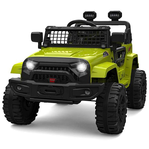 12V Kids Ride On Car, Electric Off-Road Vehicles with Forward and Reverse Functions, 4 Wheel HD