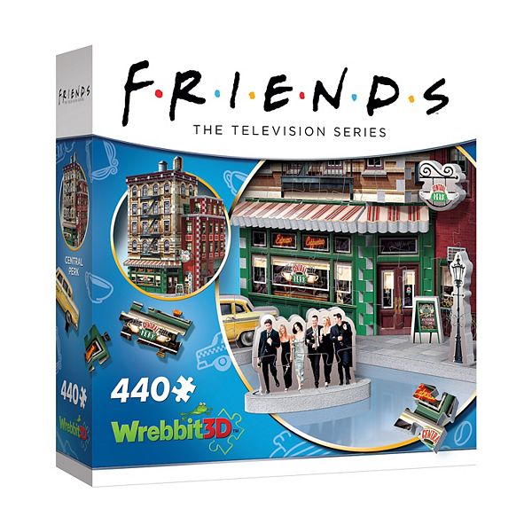 Wrebbit Friends - Central Perk 3D Jigsaw Puzzle: 440 Pcs Wrebbit