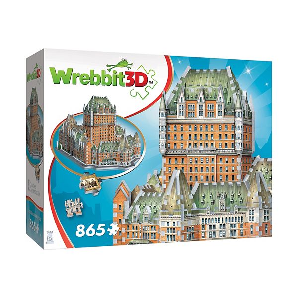 Wrebbit Castles & Cathedrals - Le Chateau Frontenac 3D Puzzle: 865 Pcs Wrebbit