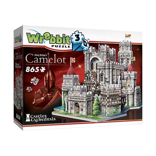 Wrebbit Castles & Cathedrals - King Arthur's Camelot 3D Puzzle: 865 Pcs Wrebbit