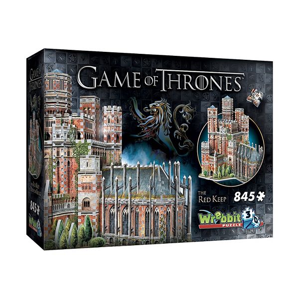 Wrebbit Game of Thrones - The Red Keep 3D Puzzle: 845 Pcs Wrebbit