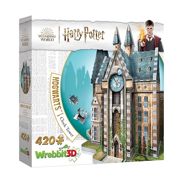 Wrebbit Harry Potter Collection - Hogwarts - Clock Tower 3D Puzzle: 420 Pcs Wrebbit