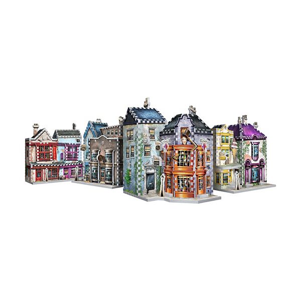 Wrebbit Harry Potter Diagon Alley Collection - Ollivander's Shop, Quidditch Supplies, Madam Malkin's, Weasleys' Wizard Wheezes: 1175 Pcs Wrebbit