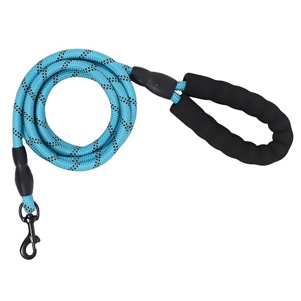 Dog Leash with Comfortable Padded Handle and Highly Reflective Threads for Medium Large Dogs Anna-Kaci