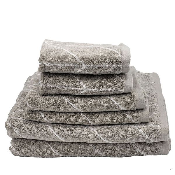 Yarn Dyed All Season Jacquard Design Premium Quality Towel Set. Knightsbridge