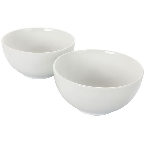 Gibson Home 2 Piece 7 Inch Ceramic All-Purpose Round Bowl Set Gibson Home