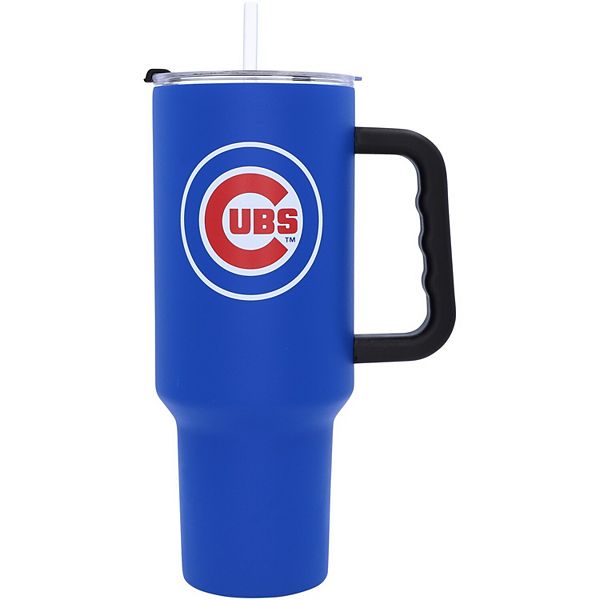 Chicago Cubs 40oz. Travel Tumbler with Handle Logo Brand