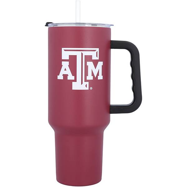 Texas A&M Aggies 40oz. Travel Tumbler with Handle Logo Brand