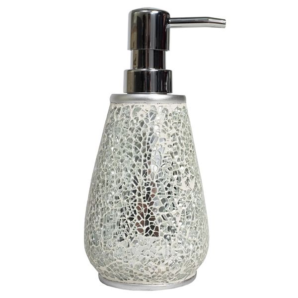 Sweet Home Glamour Bath Accessory Collection Poly Resin Bathroom Soap Dispenser Sweet Home Collection