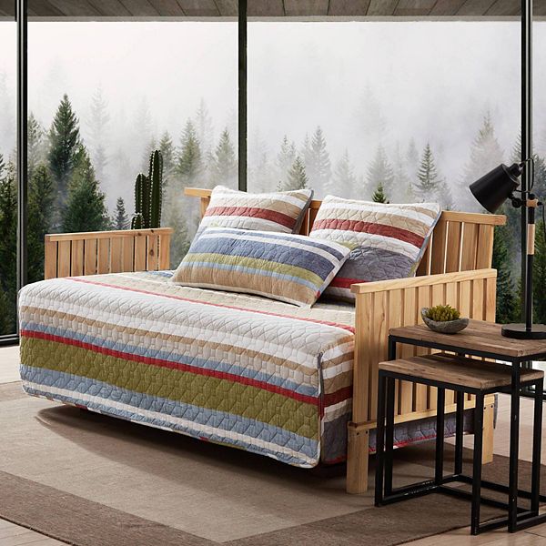 Eddie Bauer Salmon Ladder Daybed Quilt Set with Shams Eddie Bauer