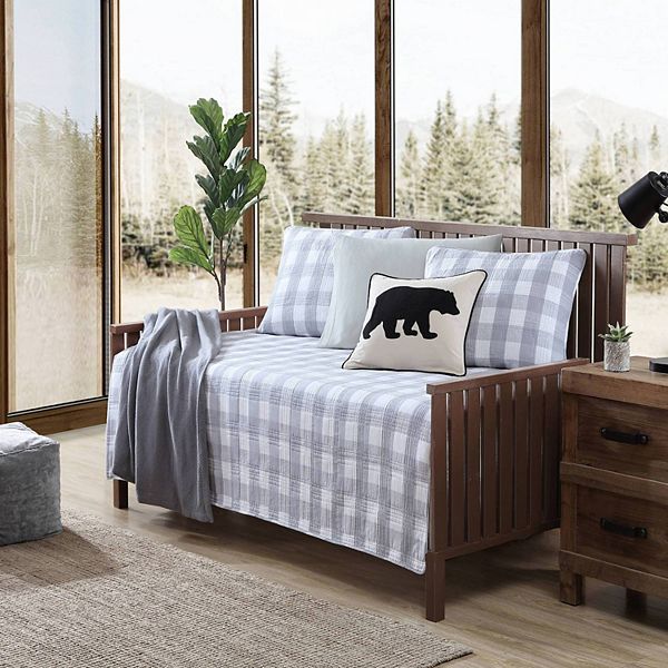 Eddie Bauer Lakehouse Plaid Daybed Quilt Set with Shams Eddie Bauer