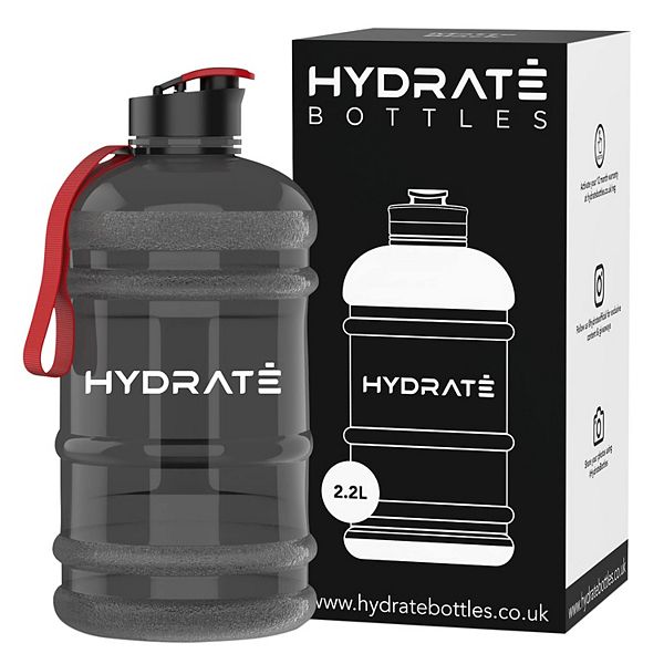 Half Gallon Water Bottle - Bpa Free, Flip Cap, Ideal For Gym, Large Sports Bottle Hydrate