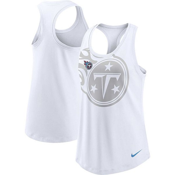 Женская трикотажная майка Nike Tennessee Titans с ярким вырезом и спинкой Nike