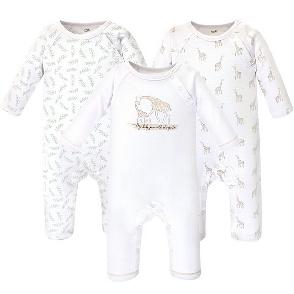 Унисекс Детские боди Touched by Nature Little Giraffe 3pk Touched by Nature