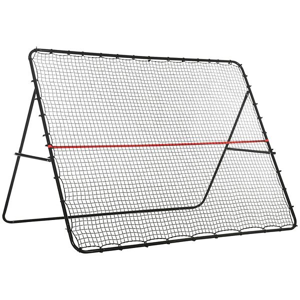 Soozier Adjustable Soccer Rebounder Net, Foldable Bounce Back Net Soozier