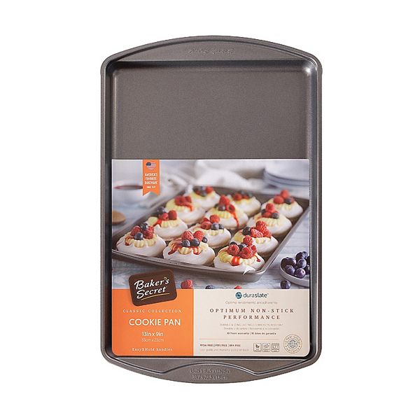 Baker's Secret Non-stick Roaster Pan 2.1"x9.6"x15.2"  Classic Line Carbon Steel Baker's Secret