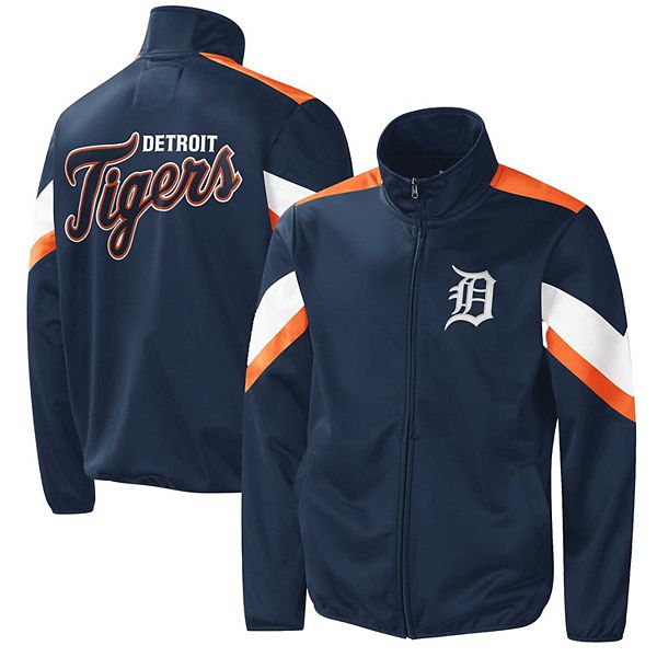 Мужская Повседневная куртка G-III Sports by Carl Banks Navy Detroit Tigers Earned Run In The Style