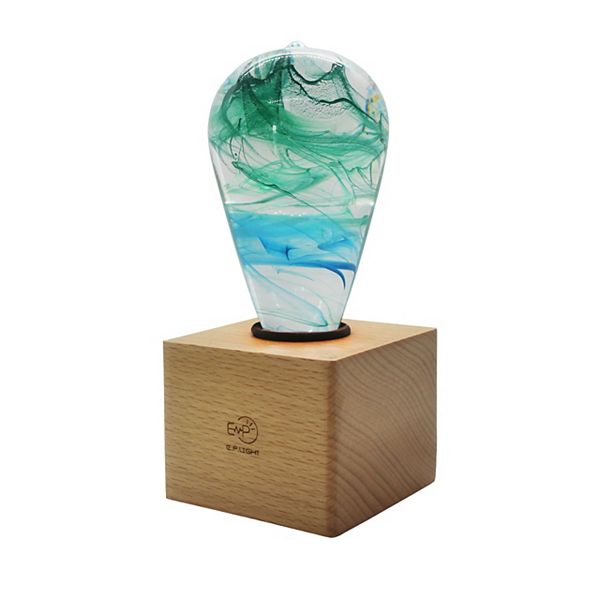 EP LIGHT 6.3" Spring Wooden Lamp EP Light