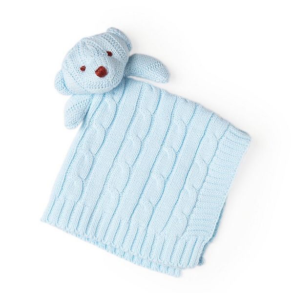 Knit Bear Security Blanket Baby Mode