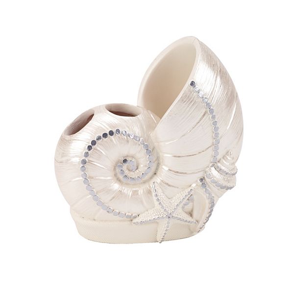 Avanti Sequin Shells Toothbrush Holder Avanti