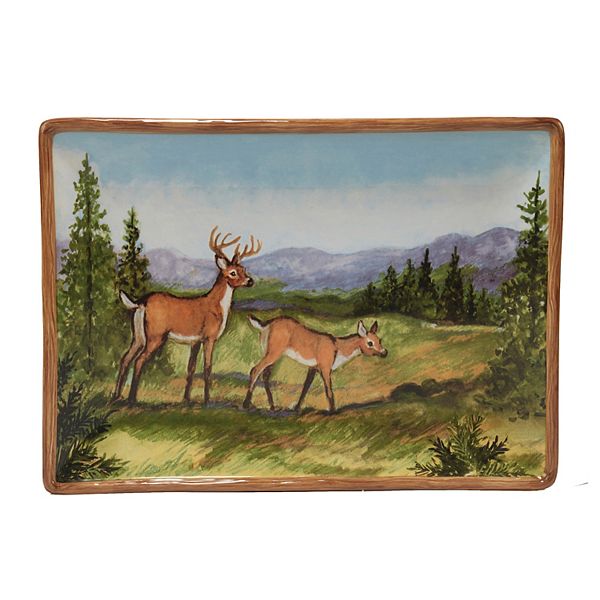 Certified International Mountain Summit Rectangular Serving Platter Certified International