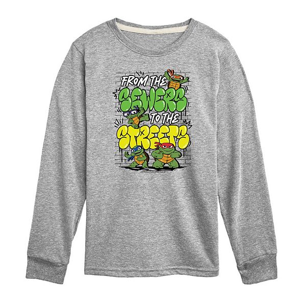 Футболка с длинным рукавом для мальчиков Teenage Mutant Ninja Turtles, Crewneck Nickelodeon