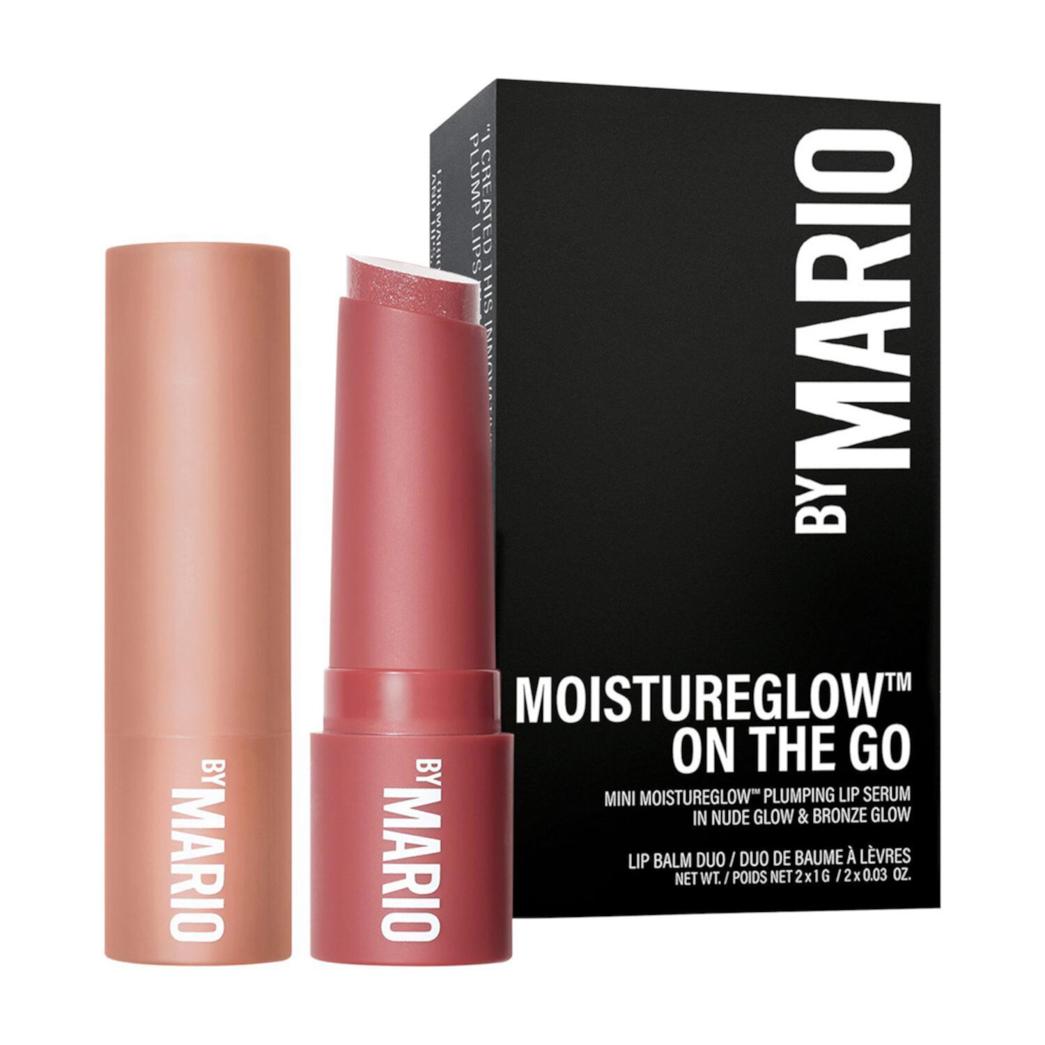 MAKEUP BY MARIO Mini MoistureGlow On The Go Plumping Lip Serum Duo MAKEUP BY MARIO