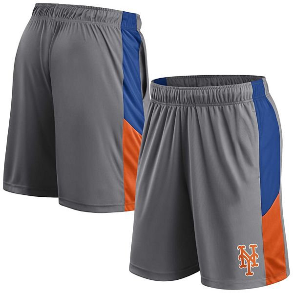 Мужские Спортивные шорты Unbranded Серые/Синие New York Mets Unbranded