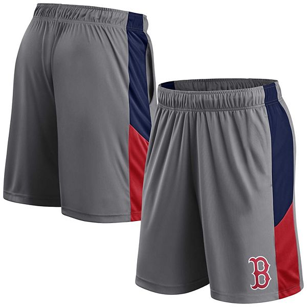 Мужские Спортивные шорты Unbranded Серые/Синие Boston Red Sox Unbranded