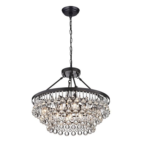 Greenville Signature 9-Light Crystal Chandelier for Dining/Living Room, Bedroom, Entryway, Office Greenville Signature