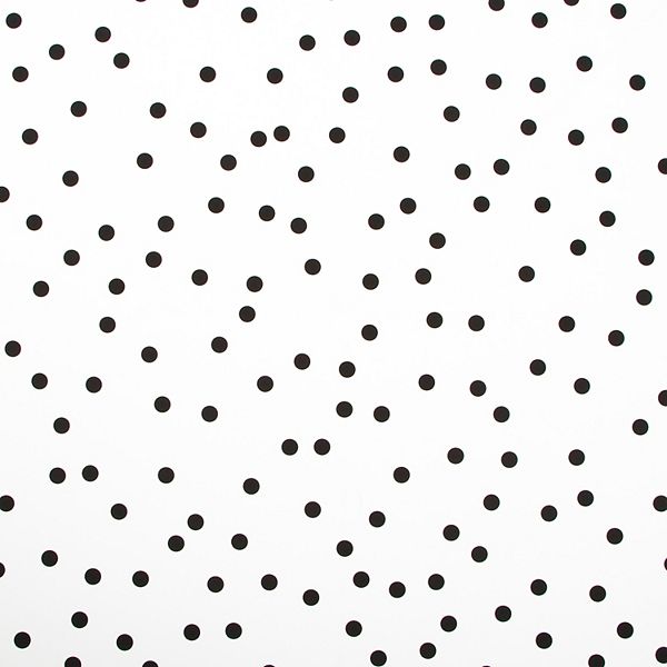 Transform Small Dots Black Peel and Stick Wallpaper Transform