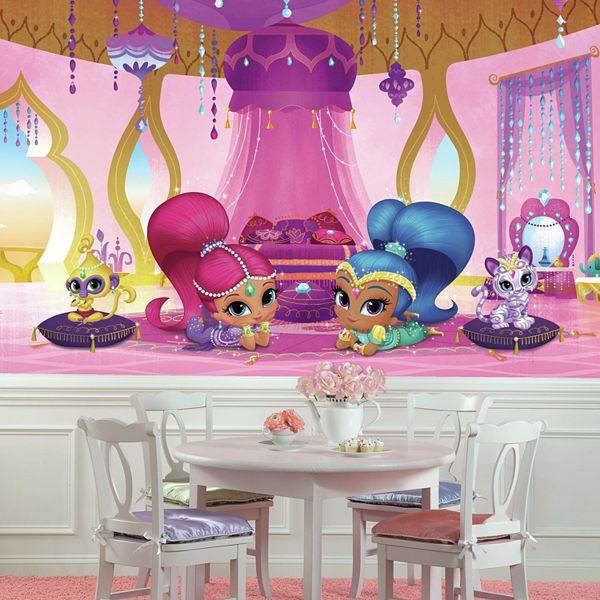 Shimmer & Shine Genie Palace Mural Wall Decal 7-piece Set by RoomMates RoomMates