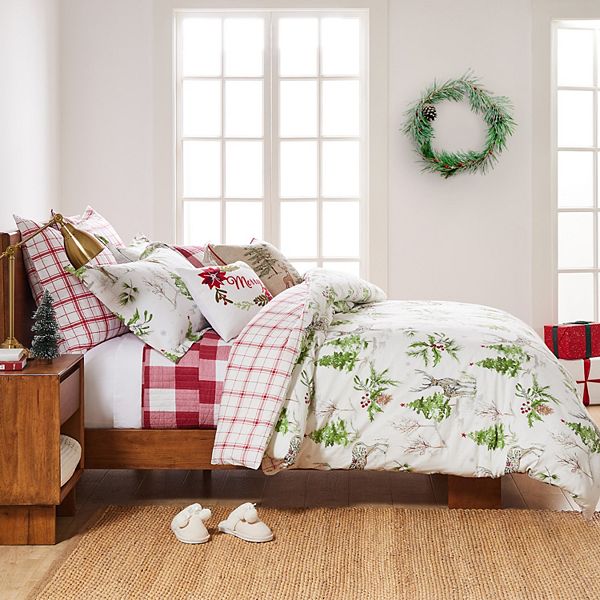 Levtex Home Sleigh Bells Full/Queen 3-Piece Duvet Cover Set Levtex