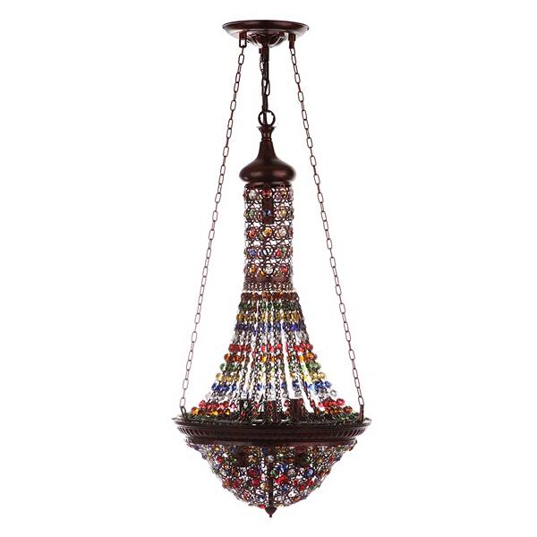 Safavieh 7-Light Beaded Chandelier Safavieh