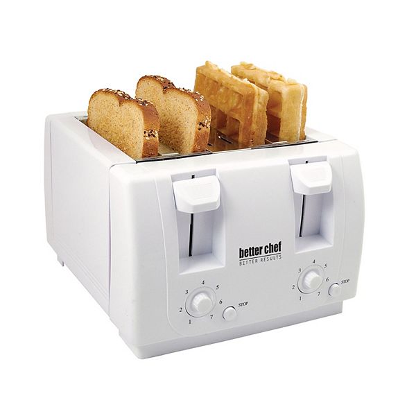 Better Chef 4 Slice Dual-Control Toaster Better Chef