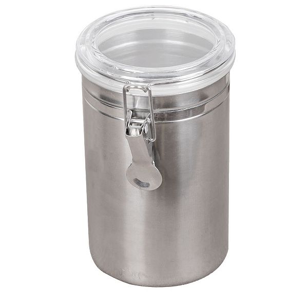 Stainless Steel Airtight Canister Kitchen Counter Food Container Storage 57.5oz Unique Bargains