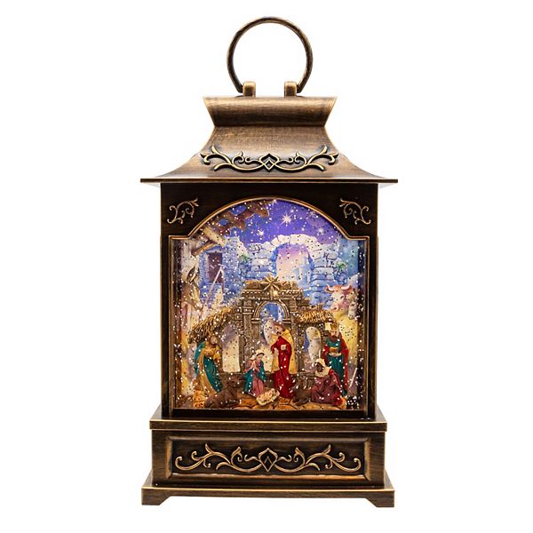 Kurt Adler Warm White LED Nativity Lantern Kurt Adler