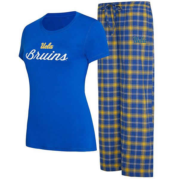 Women's Concepts Sport Royal/Gold UCLA Bruins Arctic T-Shirt & Flannel Pants Sleep Set Unbranded