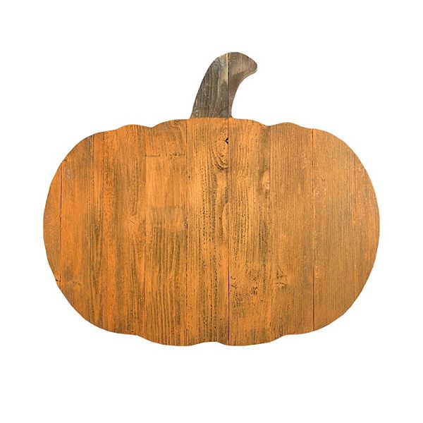 Rustic Farmhouse Fall Harvest 24" Reclaimed Wood Pumpkin BarnwoodUSA