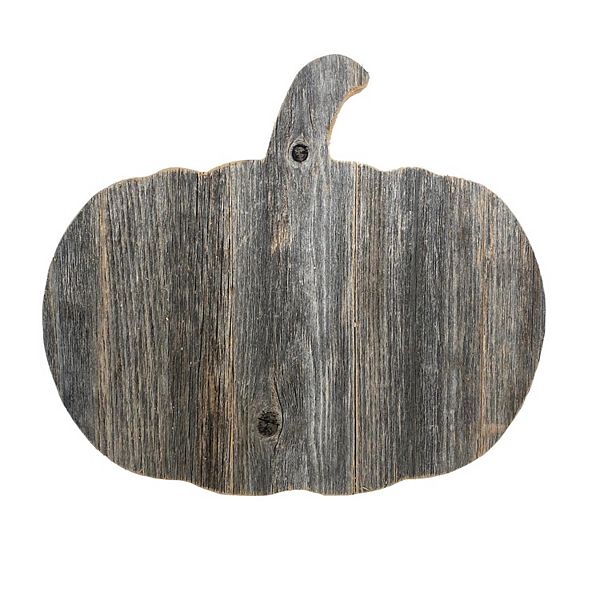 Rustic Farmhouse Fall Harvest 12" Reclaimed Wood Pumpkin BarnwoodUSA