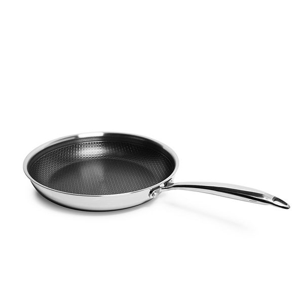 Tri-ply Stainless Steel Scratch Resistant Nonstick Frying Pan, 10 inch Lexi Home