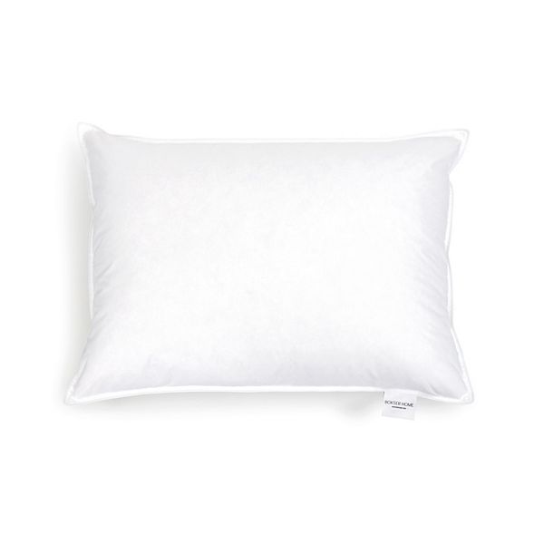 2 Pack Firm White Duck Feather & Down Bed Pillow Bokser Home