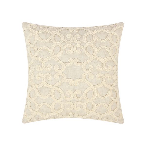 Levtex Home Oscar & Grace Bretton Woods Filigree Patterned Throw Pillow Levtex