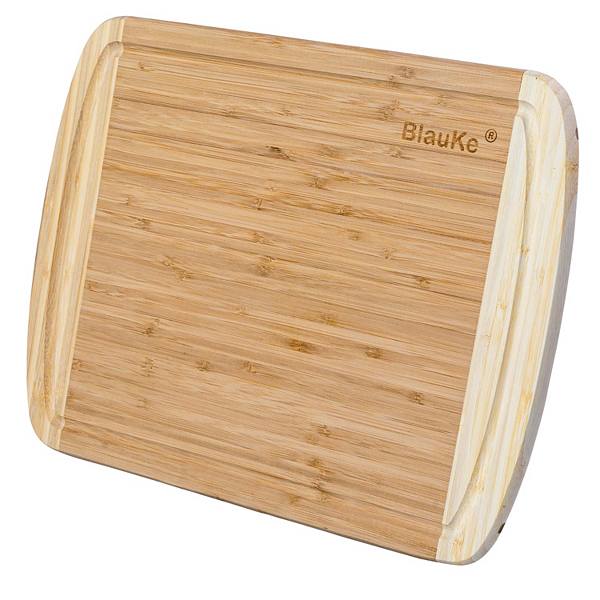 Large Wooden Cutting Board for Kitchen - Wooden Chopping Board with Juice Groove Blauke